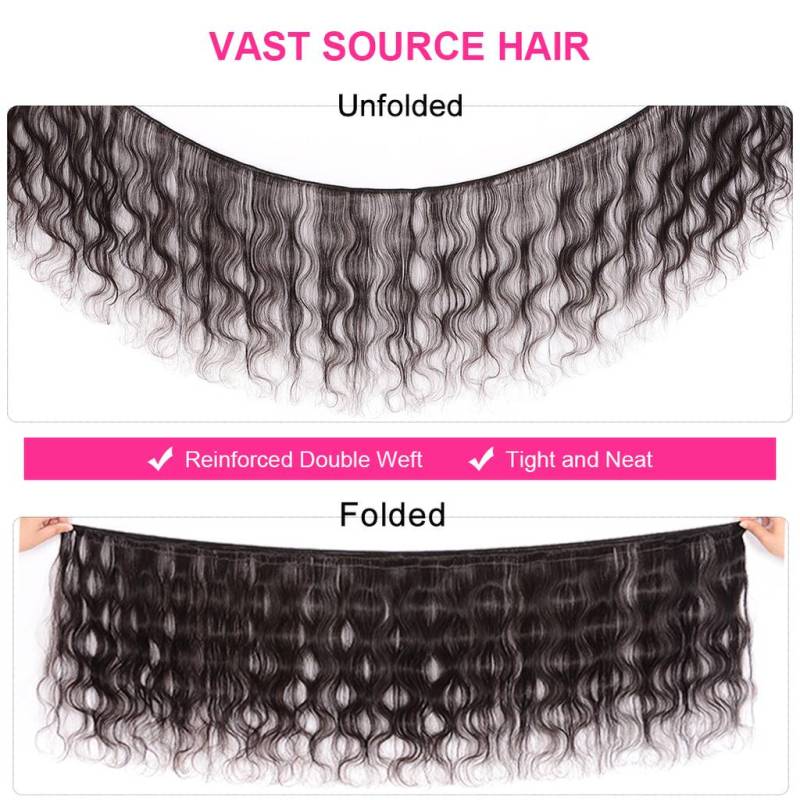 Vast Wholesale Fast Shipping Brazilian Hair Human Hair Bundles Cuticle Aligned Body Wave Hair Bundles With Closure 