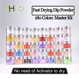 Salon Quality 180 Colors Fast Drying Dip Powder Nail Master Kit 