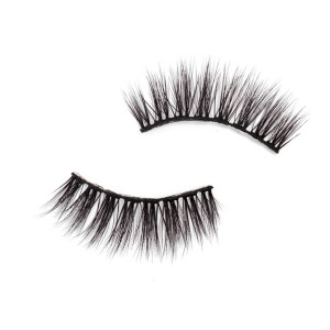 Wholesale Packaging Natural Long Mink False Strip Eyelashes For Woman