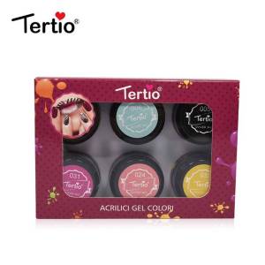High quality TERTIO new design professional 48 colors 8ml gel art paint nails