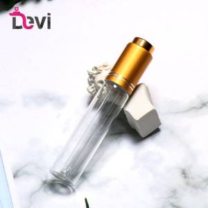 DEVI Mini Portable Clear Glass Refillable Perfume Bottle Empty Cosmetic Vial With Dropper