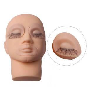 New Mannequin Head With Replaceable Eyes and Three Layered Eyelash 