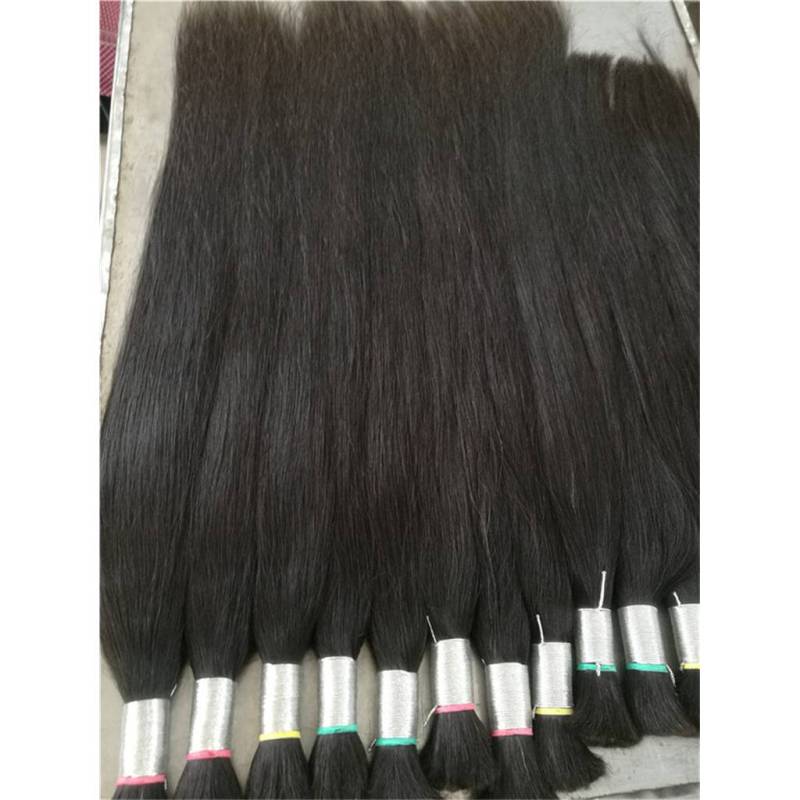 10 A grade virgin remy indian Hair Bundles remy Hair Bulk For braid extension 