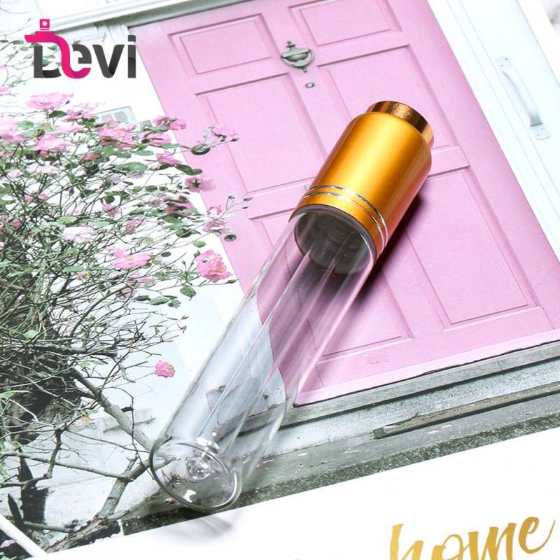 DEVI Mini Portable Clear Glass Refillable Perfume Bottle Empty Cosmetic Vial With Dropper