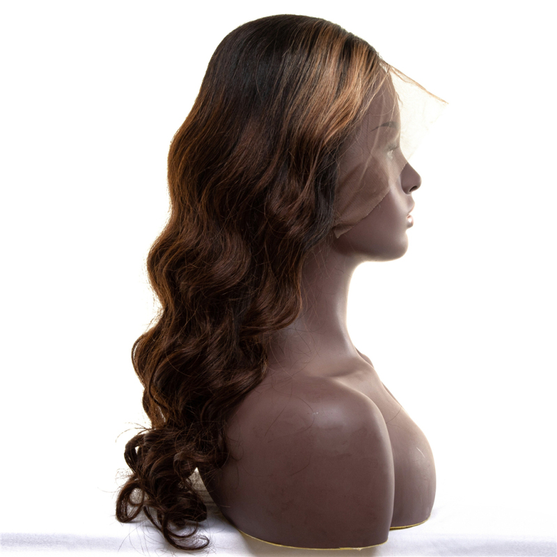 Factory Wholesale Price T4# Body Wave Cosplay Colored Wholesale Human Hair Wigs for All Women 