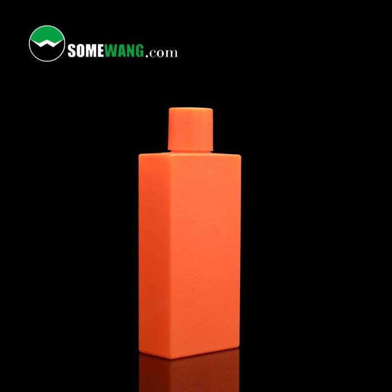 High Quality Cosmetic PETG Material Rectangle Bottle for Sun Tanning Oil 