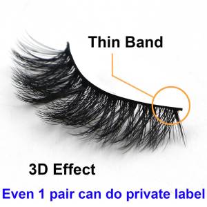 3D Faux Mink Eyelash with Your Logo