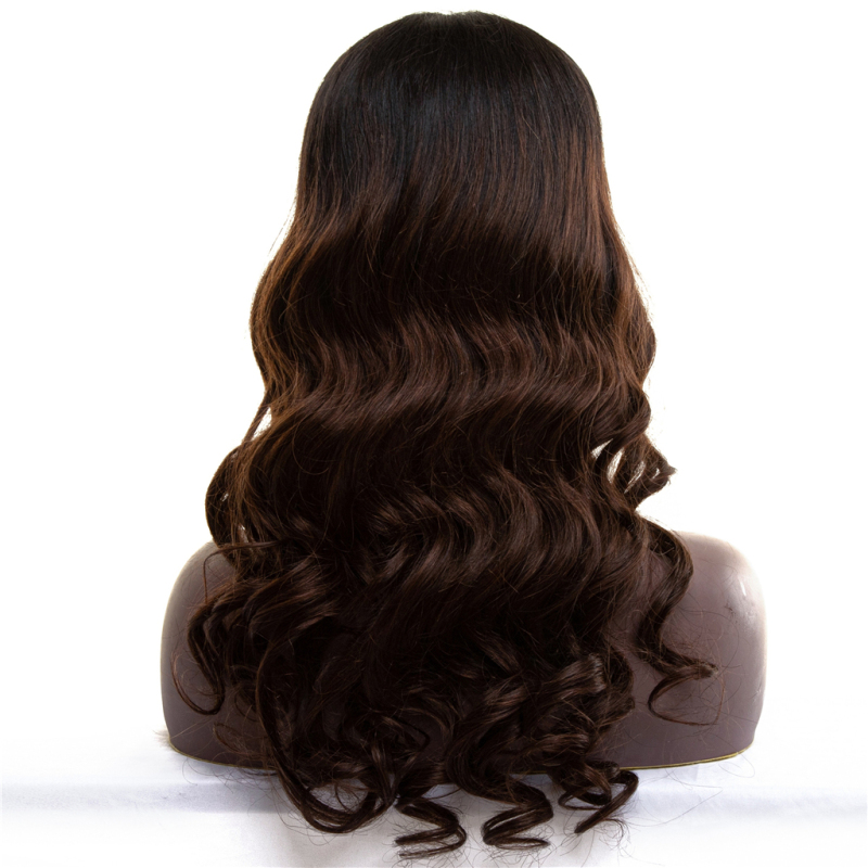 Factory Wholesale Price T4# Body Wave Cosplay Colored Wholesale Human Hair Wigs for All Women 