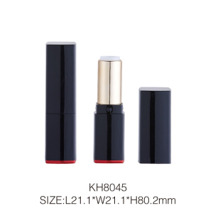 elegant Lipstick tube, black empty lipstick tube 