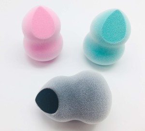 super soft microfiber velvet makeup sponge beauty blender puff