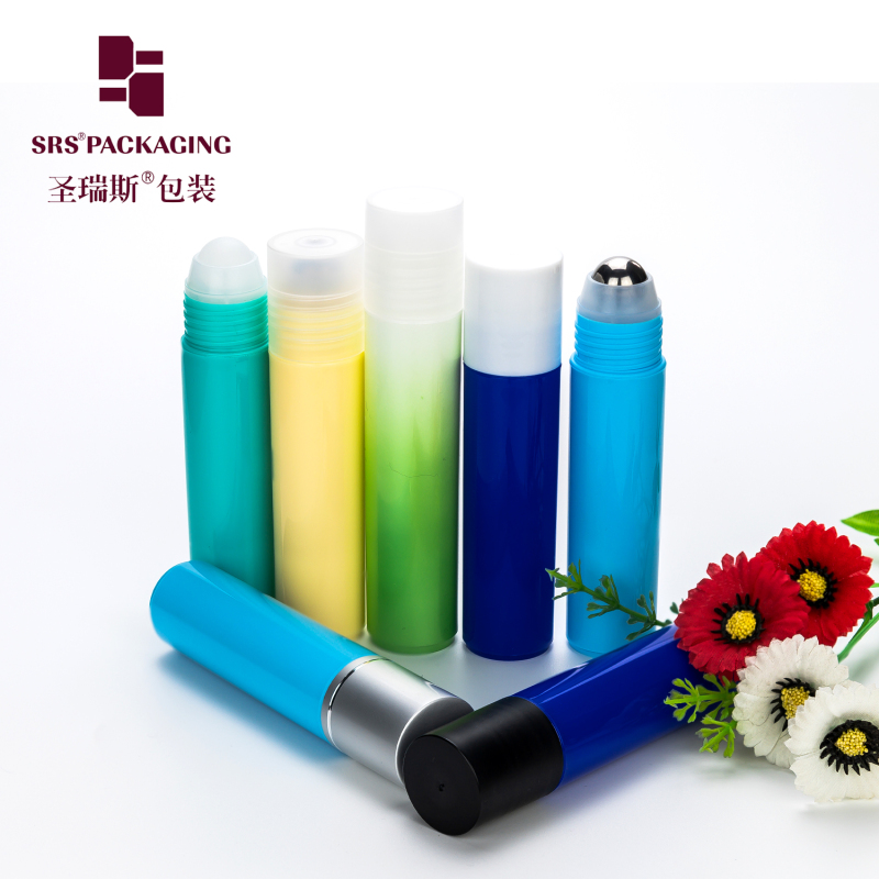 SRS PACKAGING  Plastic Roll on bottle  Any color you want, as per Pantone No or sample