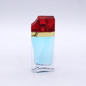 wholesale high quality 50ml empty crystal cosmetic packaging glass perfume spray bottles