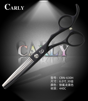 Professional 440C Steel Telfon Caoting Hair Scissors CRN-630H