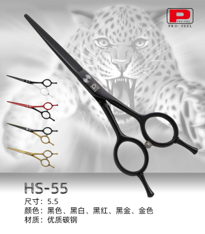 Professional Telfon Coating Hair Scissors HS-55
