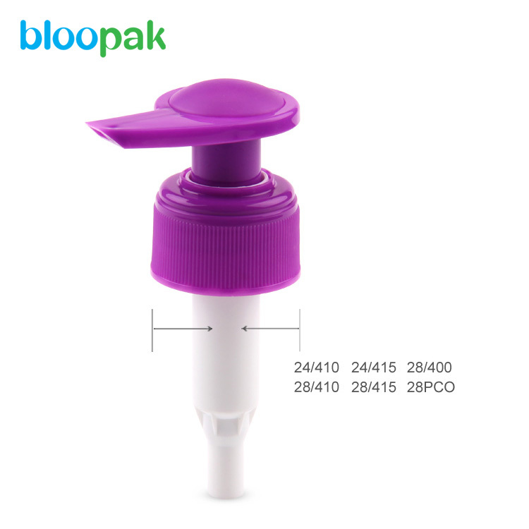 Smooth closure pump dispenser 24 410 plastic cream lotion pump for liquid usage