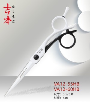 Professional 440C Steel  Hair Scissors VA12-55HB