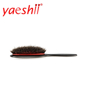 Yaeshii Boar Bristle Hair Brush Ceramic Hair Straightener Brush Heated Hair Brush 