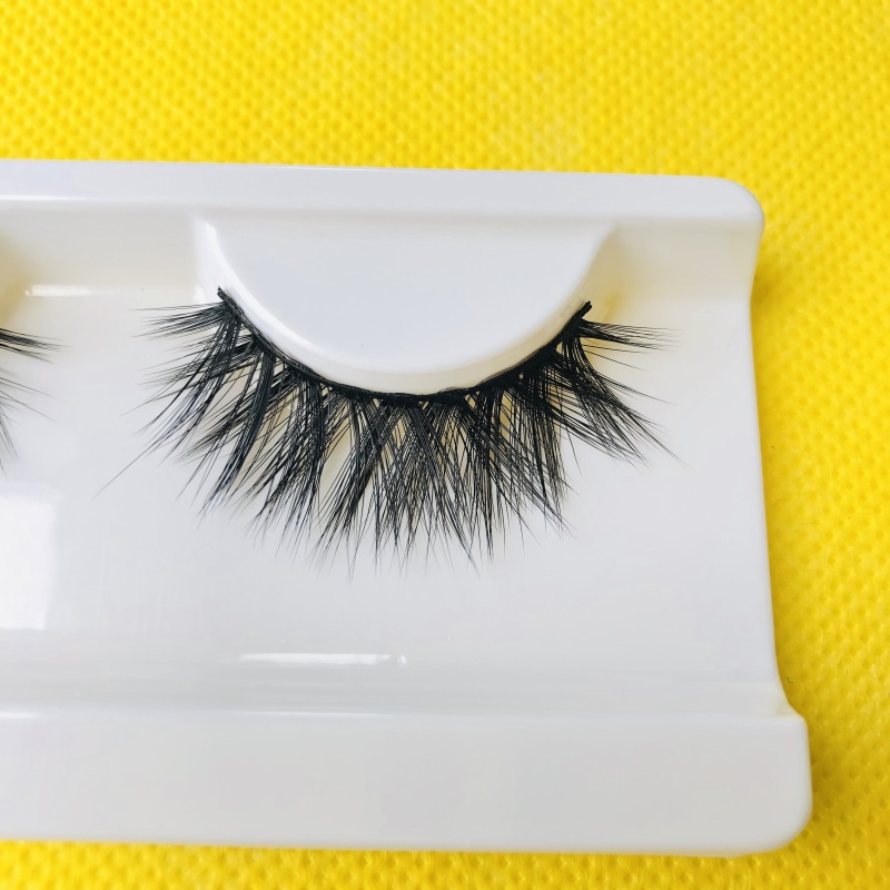 Synthetic(Faux Mink) Customer Package Natural Black 3D Strip Eyelash