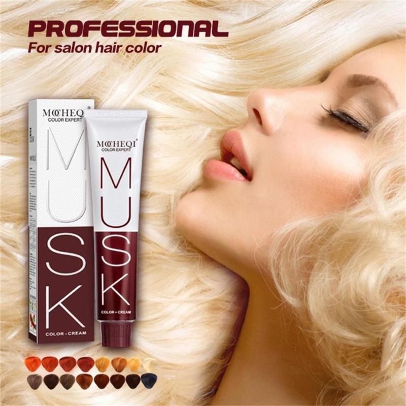 Professional Salon Permanent Hair Coloring PPD Free Ammonia Free Hair Color