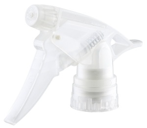 The nozzle rotates 360 degrees  Cleaning trigger sprayers