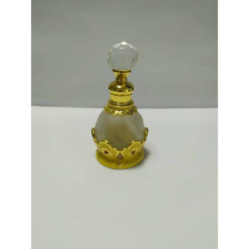 Dubai fancy  essential oil bottle attar glass perfume bottle wholesale