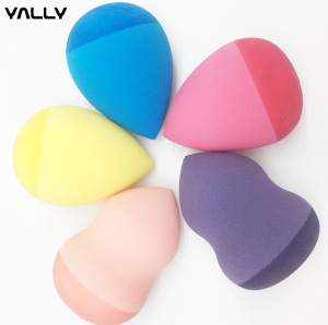 beauty blenders makeup sponges covered with slicone layer