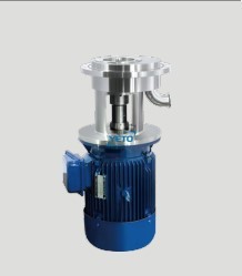 Inner and outer cycling system vacuum emulsifier machine with two homogenizer