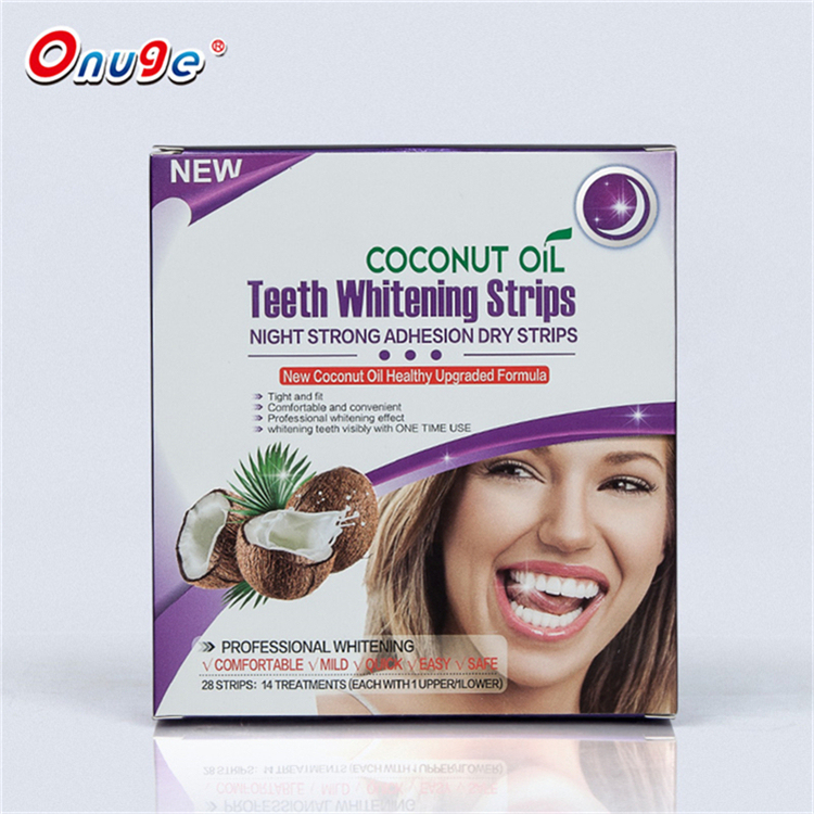 Teeth Whitening Coconut Oil Strips（Night Use）