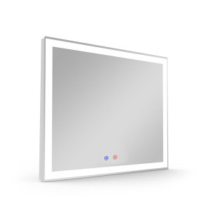LED Wall Mirror with Touch Sensor and 3 LED Dimmable Lights