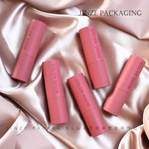 wholesale stock goods lipstick mold 12.1mm rose pink empty lipstick tube custom packaging lip balm container