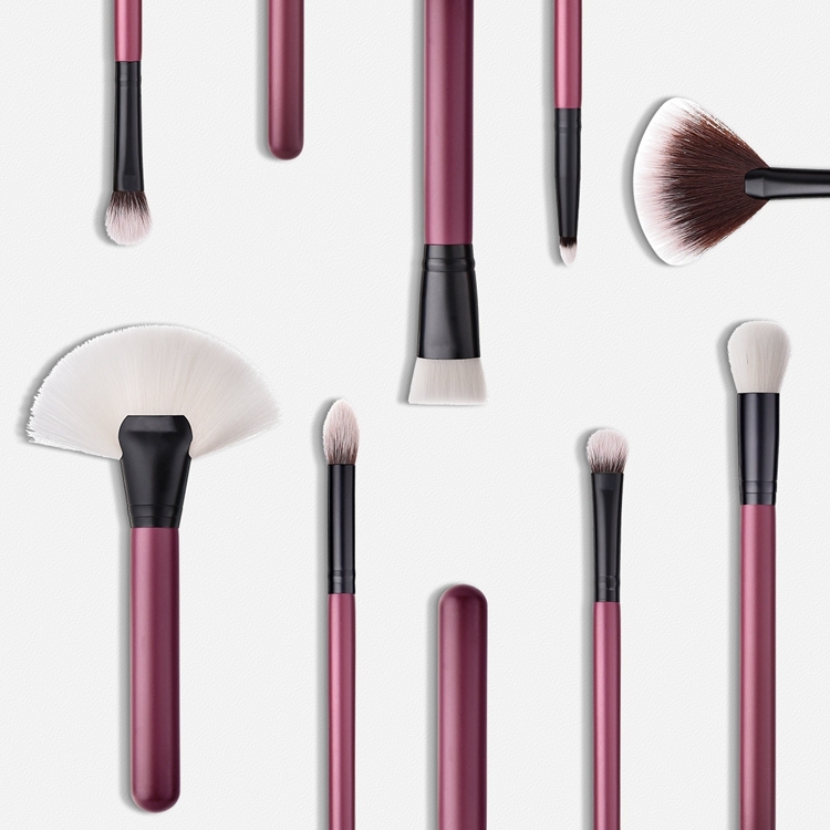 Makeup Brush Manufacturer China Private Label Beauty 8pcs Purple Travel Make Up Brush Set Makeup/Cosmetics Makeup Products