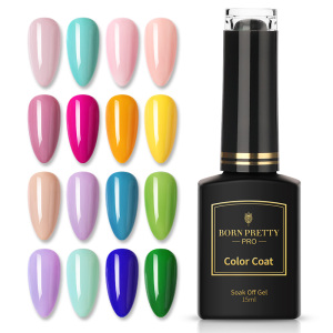 BORN PRETTY Pro 120 Colors Pure-Color Nail Gel Colorful  Soak Off UV Nail Art Gel Polish Gel Varnish