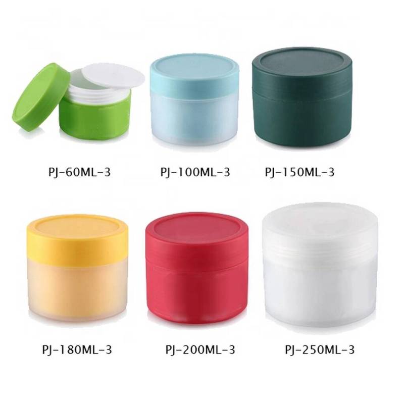 ECO friendly jar recyclable plastic cosmetic container for skin care hair care facial mask 