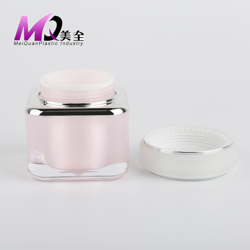 square acrylic bottle and 2019 Luxury acrylic  8 oz / 250ml  cosmetic jars  