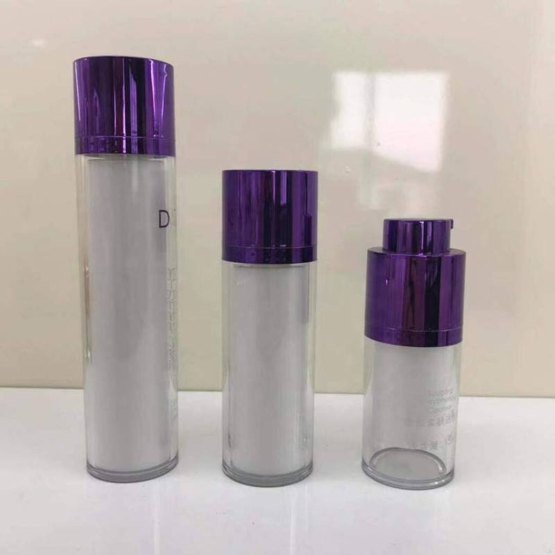 15ml / 30ml / 50ml acrylic rotate airless bottle twist airless pump bottle for personal care and cosmetics 
