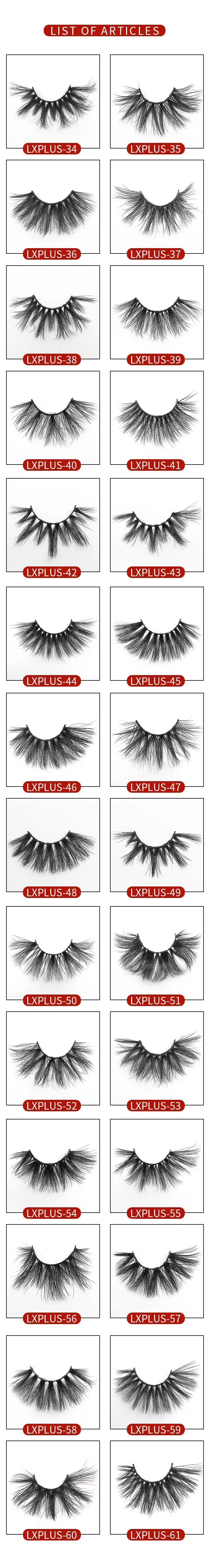 3d 5d mink eyelashes real mink fur lashes
