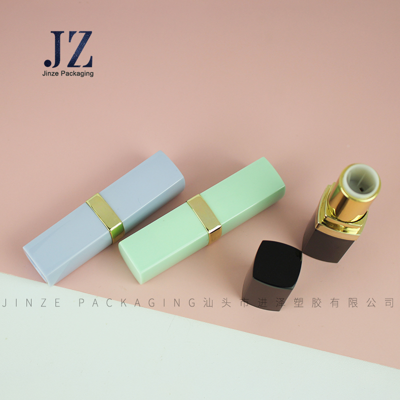 jinze macarons color square shape empty lipstick tube container 