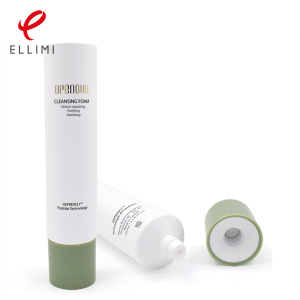 Round cosmetic packaging tube 60ml-120ml Facial cleanser