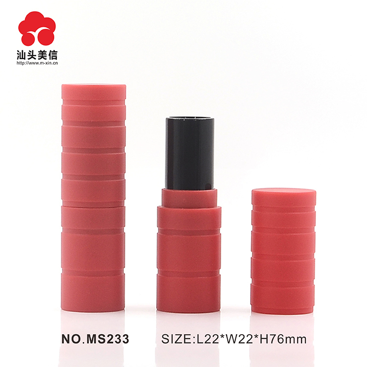 New style Bamboo series plastic lipstick tube Customized