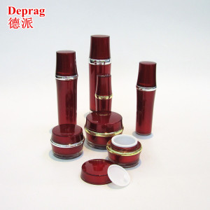 50ml red cosmetic jars