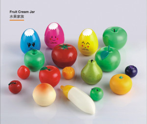 fruit shape cosmetic jar