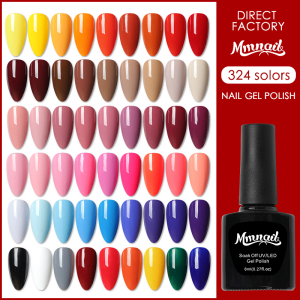 Private Label 324 Colors Gel Polish Custom Soak Off Led Nail Polish Gel Nail Art Salon Uv Color Gel Polish