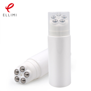 Round plastic tube with roll 