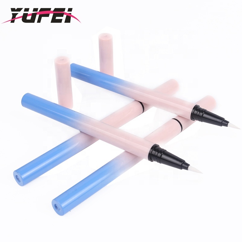 Top quality customized super fine Empty liquid eyeliner pencil Cosmetic tube with painting finishing 