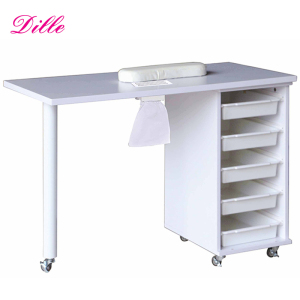 Beauty Salon Nail Table Design With Drawer Nail Supplies Professionals Nail Table For Manicure SP-7015 
