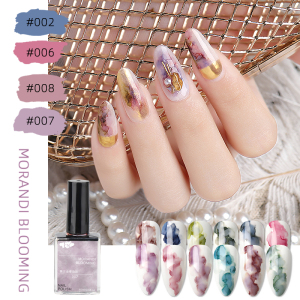 12 Colors Nail Art Design Blooming Ink Gel Nail Paint Blossom Effect UV Gel Painting Nail Gel Polish 