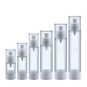 15ml 30ml 50ml 80ml 100ml 120ml plastic clear cosmetic spray lotion airless pump bottle 
