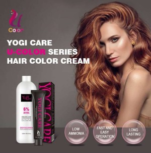 Manufacturer Private Label best natural ammoni free Hair Color Dye Cream  for salon