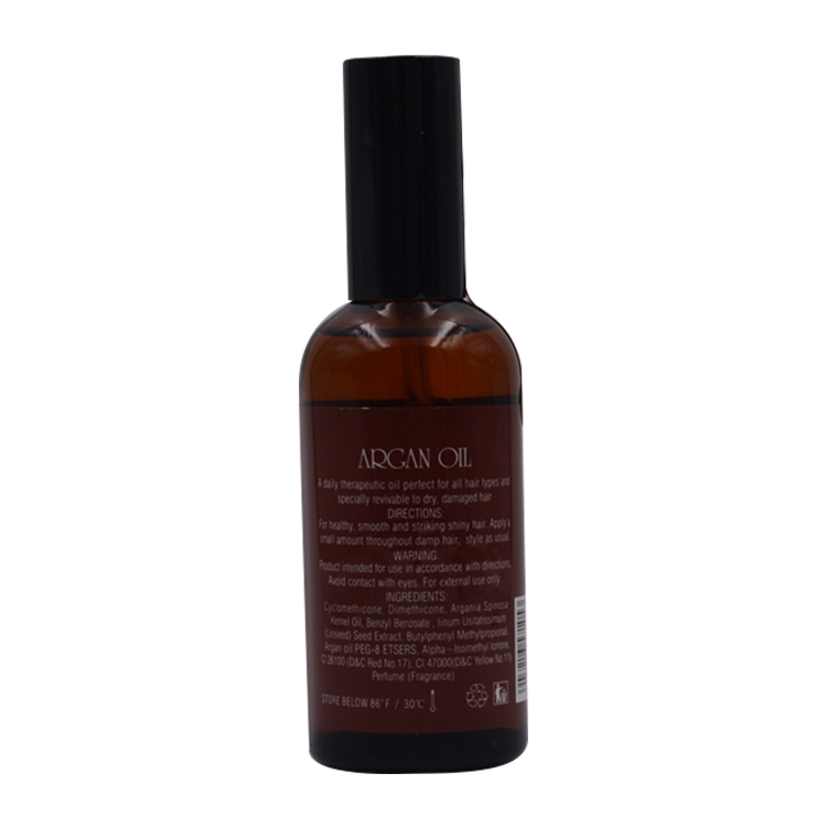 Organic Argan morocco oil hair serum,shiny, soft, smooth OEM ODM private label multi size 