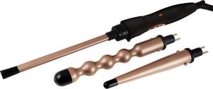 5 in 1 Hair Curling Wand Iron Set Interchangeable Ceramic Barrels and Heat Resistant Glove Automatic Hair Curler Rollers Types
